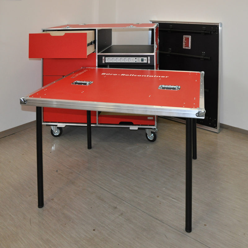 Büro Rollcontainer IBK Heyrothsberge - abnehmbare Front- und Rückseite als Tisch nutzbar